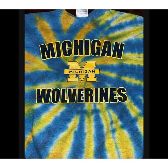 Michigan Wolverines Tie-Dye Sweater - Picture 3 of 4